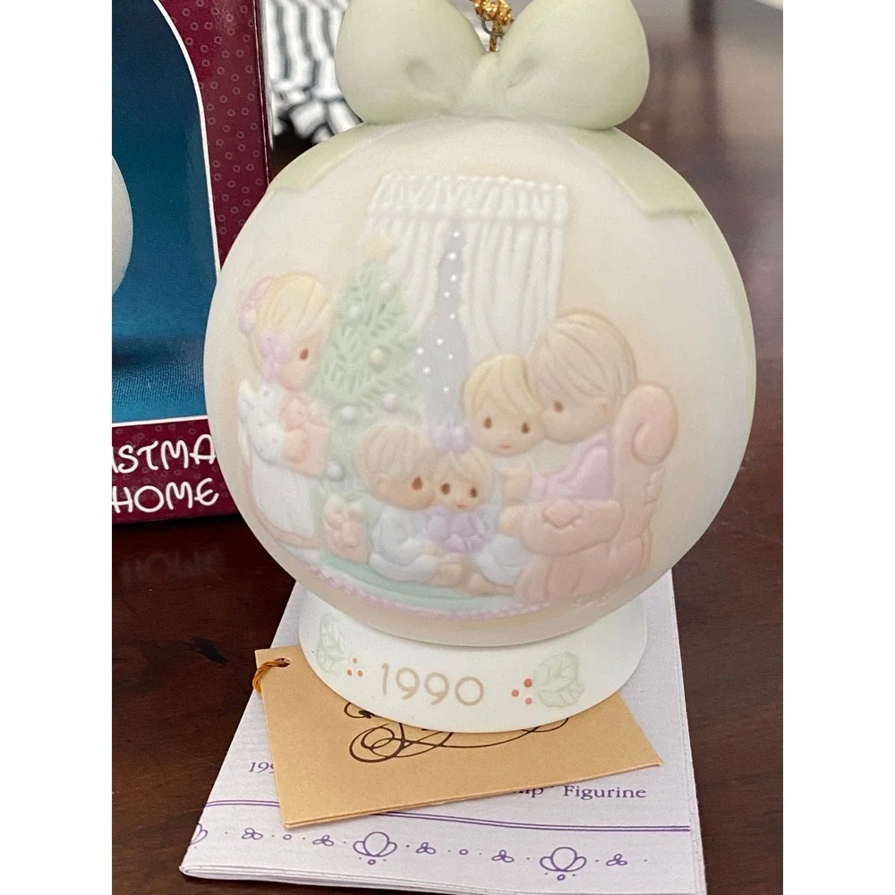 Precious Moments 1990 Annual Edition Ornament May Your Christmas Be A Happy Home